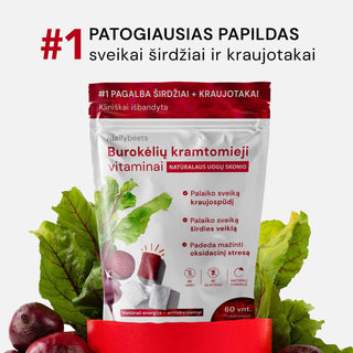 Burokėlių kramtomieji vitaminai