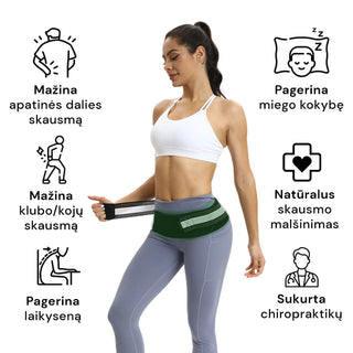 Diržas nugarai nuo skausmo