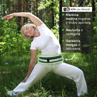 Diržas nugarai nuo skausmo